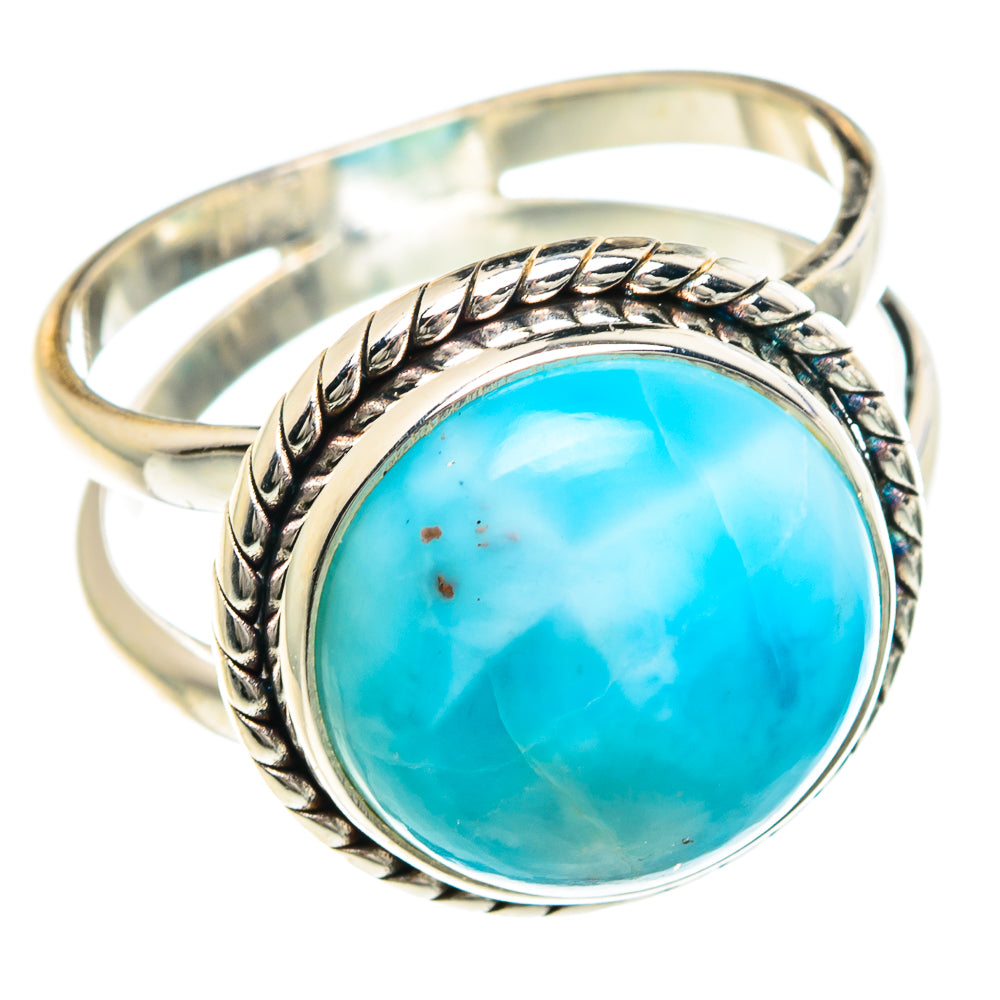 Larimar Rings handcrafted by Ana Silver Co - RING88314