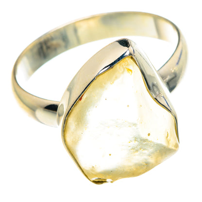 Libyan Desert Glass Rings handcrafted by Ana Silver Co - RING88321