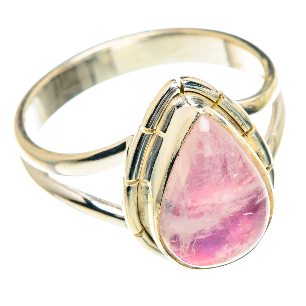 Pink Moonstone Rings handcrafted by Ana Silver Co - RING88350