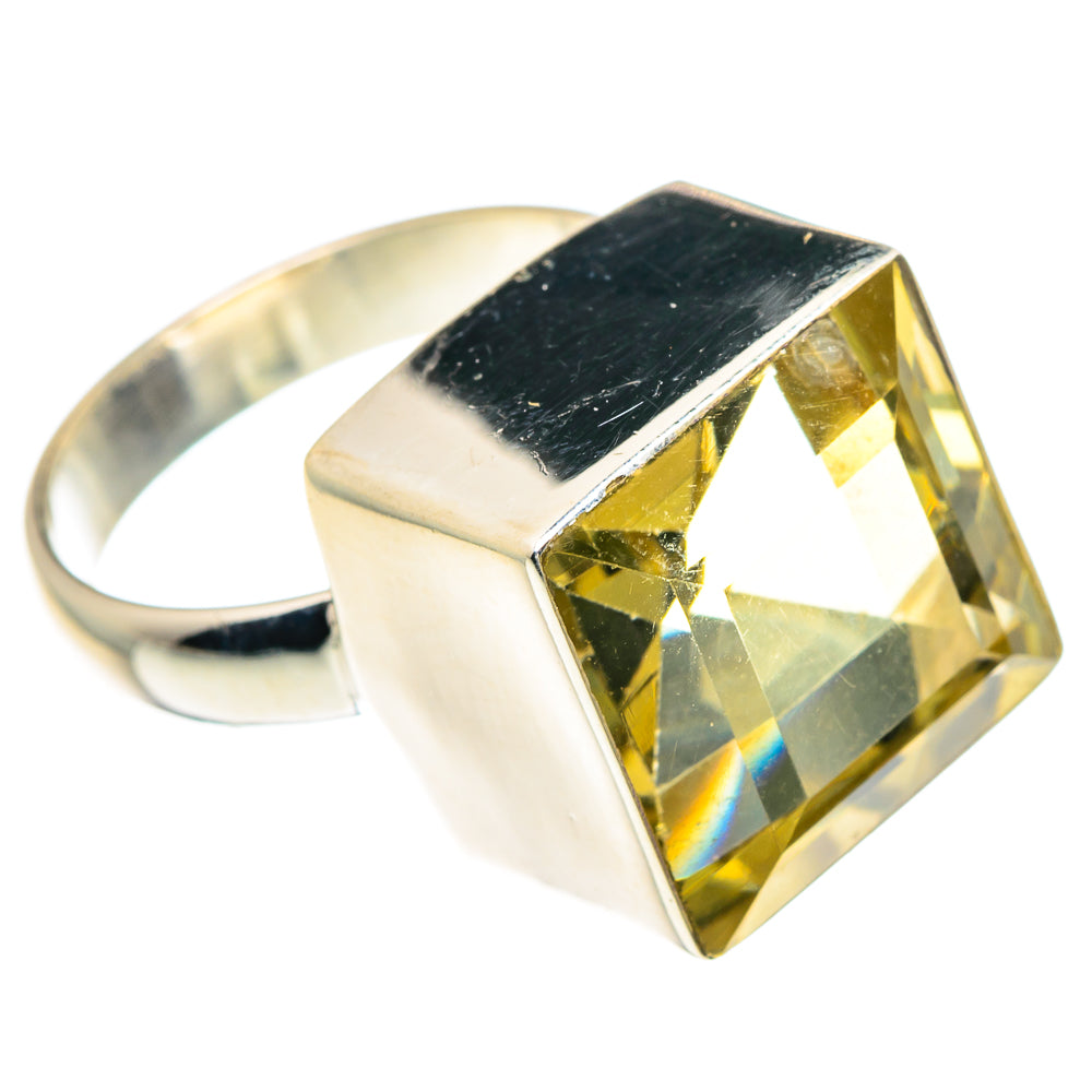 Lemon Quartz Rings handcrafted by Ana Silver Co - RING88355