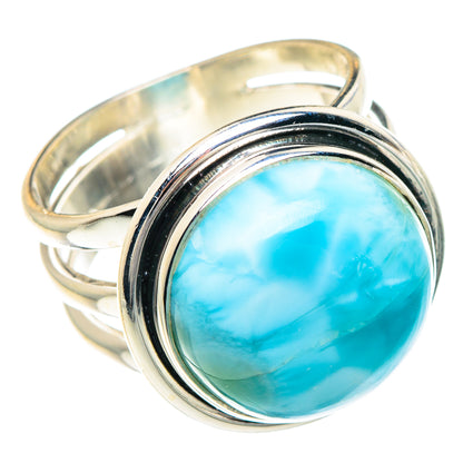 Larimar Rings handcrafted by Ana Silver Co - RING88361