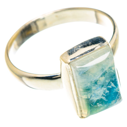 Rainbow Moonstone Rings handcrafted by Ana Silver Co - RING88367