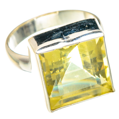 Lemon Quartz Rings handcrafted by Ana Silver Co - RING88380 - Photo 2