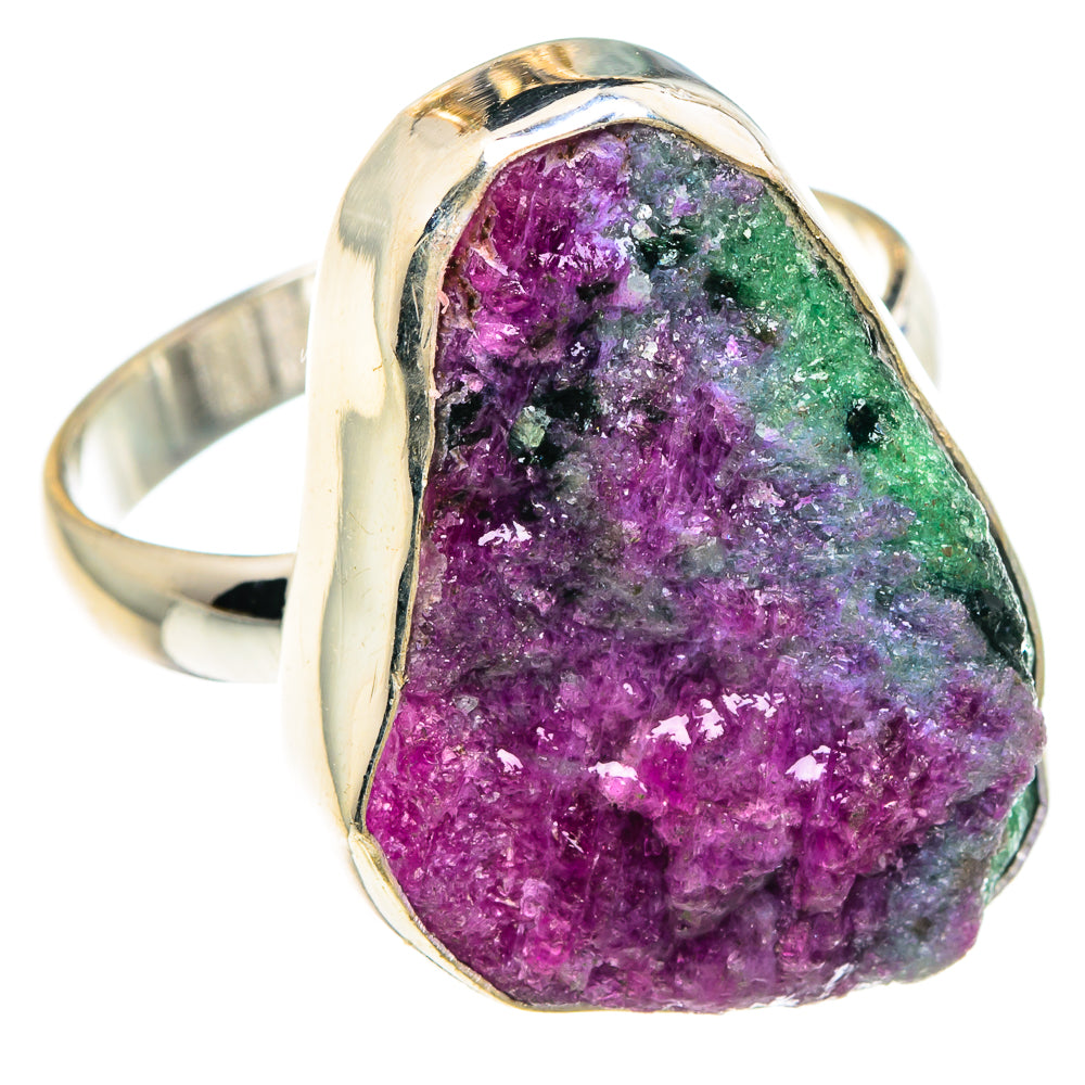 Ruby Zoisite Rings handcrafted by Ana Silver Co - RING88382