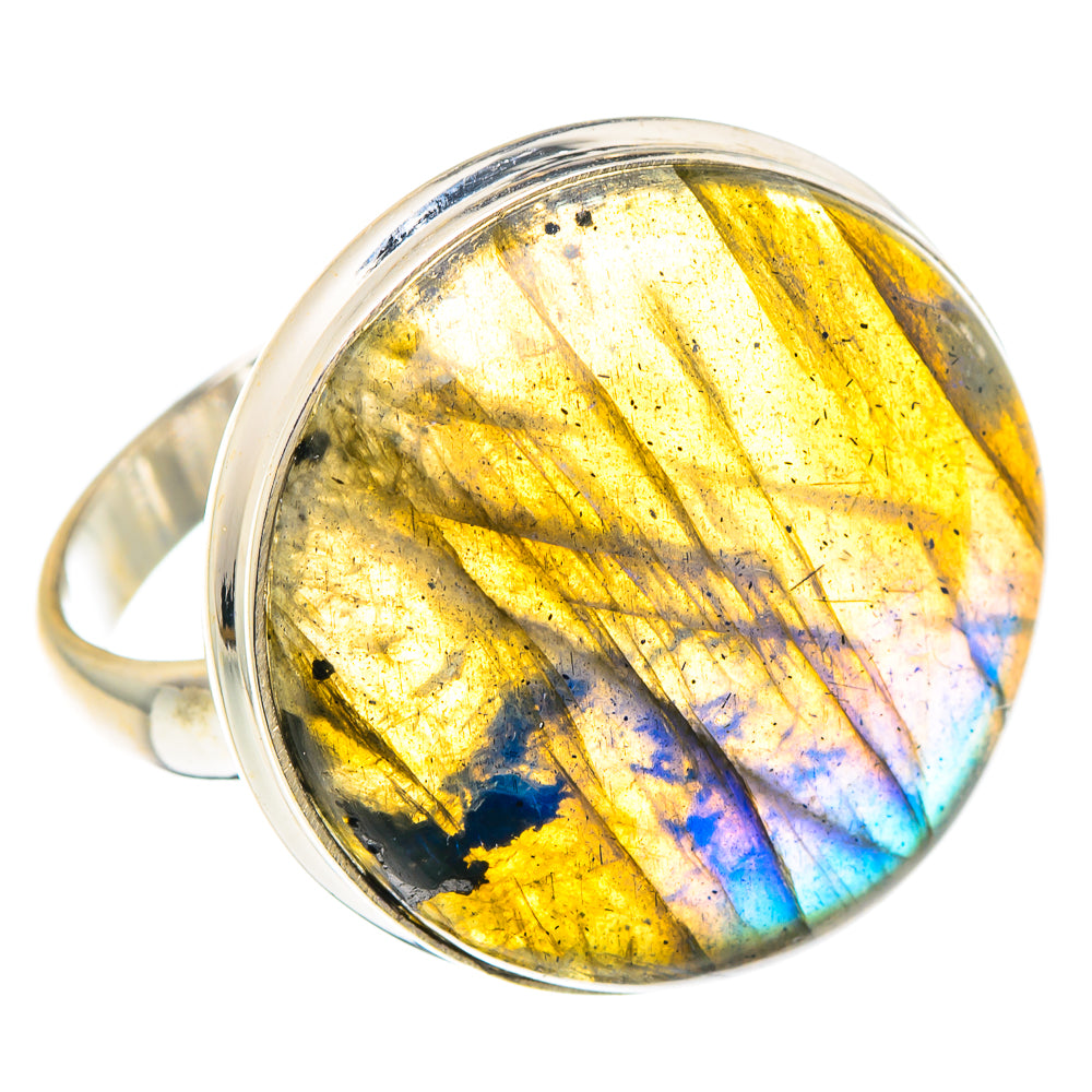 Labradorite Rings handcrafted by Ana Silver Co - RING88387