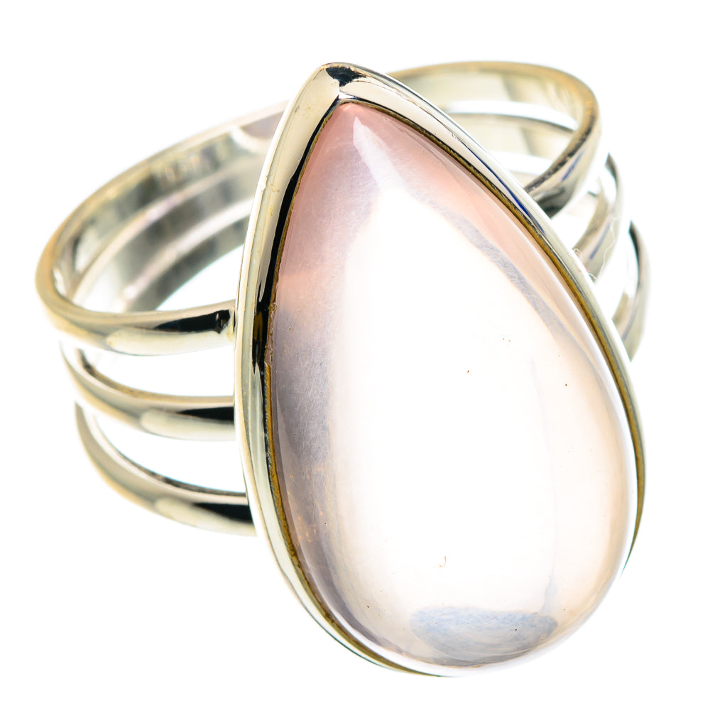 Rose Quartz Rings handcrafted by Ana Silver Co - RING88399
