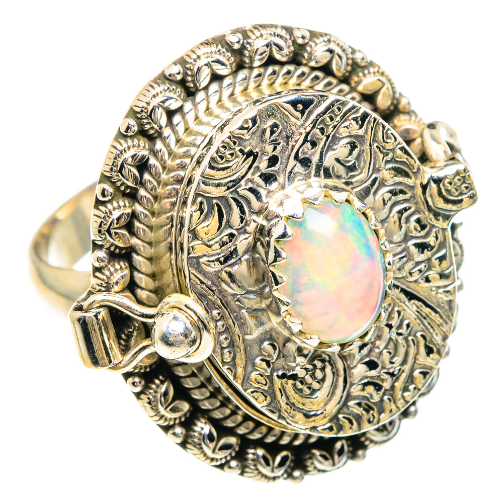 Ethiopian Opal Rings handcrafted by Ana Silver Co - RING88411