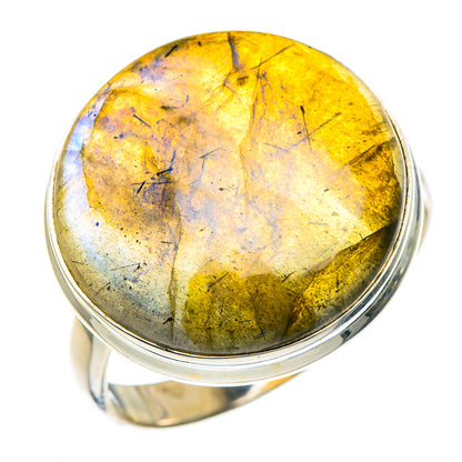 Labradorite Rings handcrafted by Ana Silver Co - RING88418