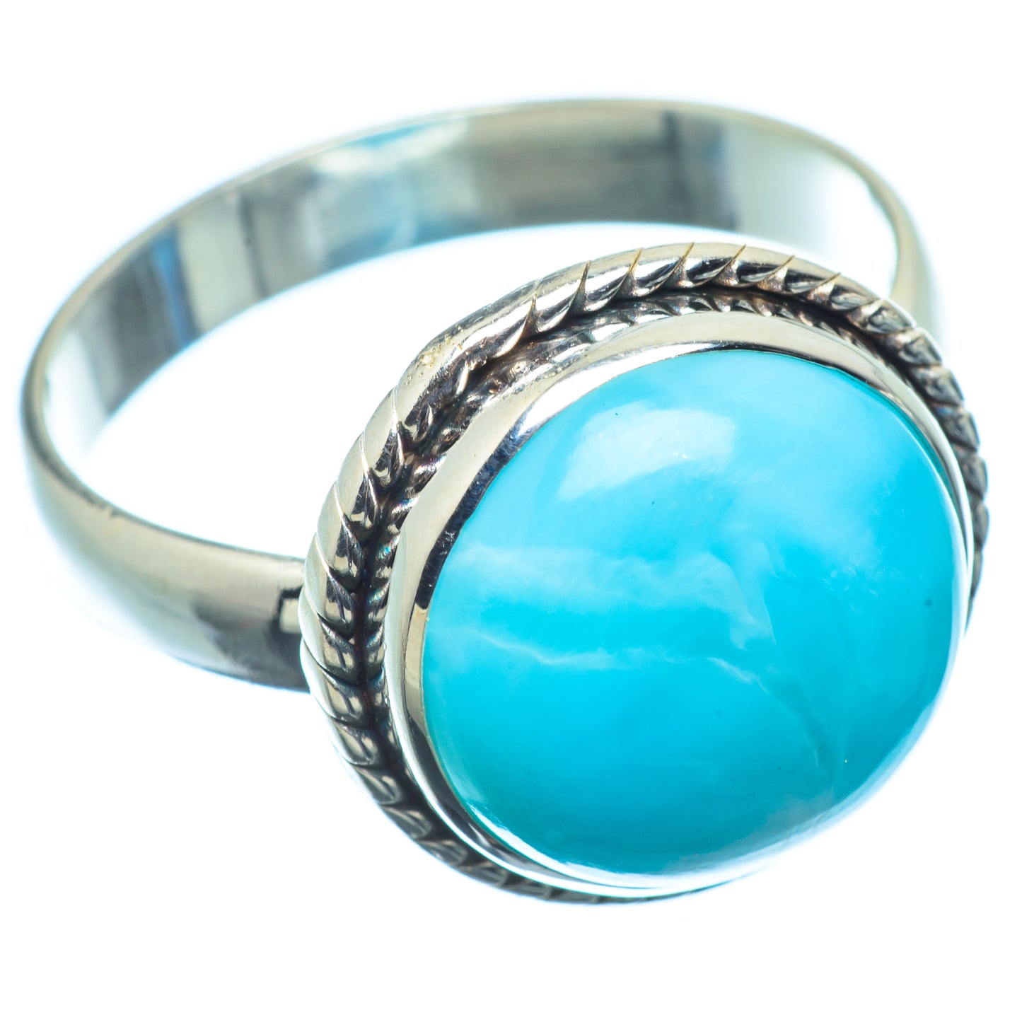 Larimar Rings handcrafted by Ana Silver Co - RING8841
