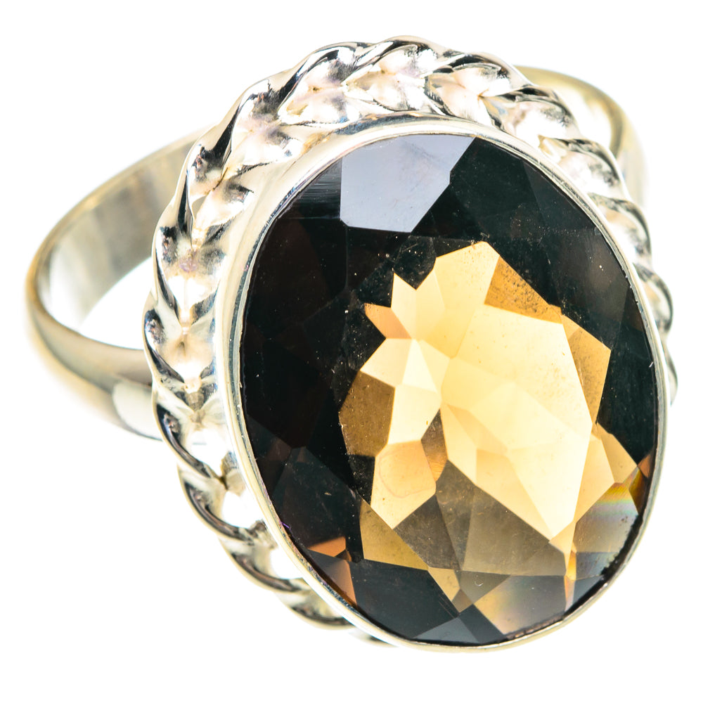 Smoky Quartz Rings handcrafted by Ana Silver Co - RING88426