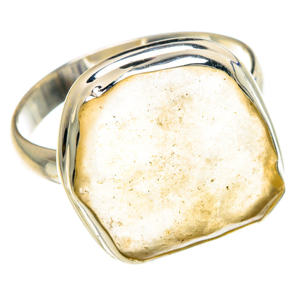 Libyan Desert Glass Rings handcrafted by Ana Silver Co - RING88427 - Photo 2