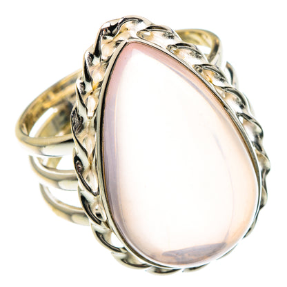 Rose Quartz Rings handcrafted by Ana Silver Co - RING88429