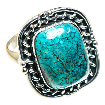 Tibetan Turquoise Rings handcrafted by Ana Silver Co - RING88447