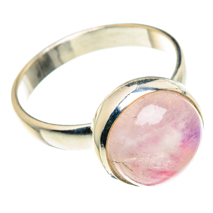 Pink Moonstone Rings handcrafted by Ana Silver Co - RING88454