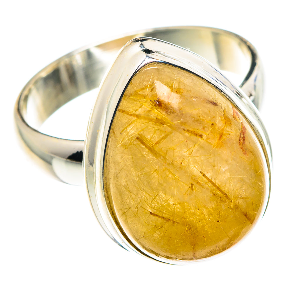 Rutilated Quartz Rings handcrafted by Ana Silver Co - RING88458