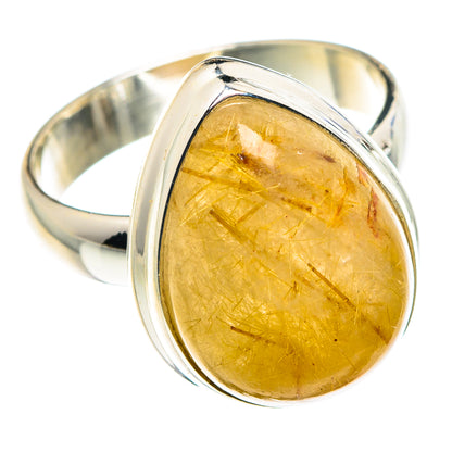 Rutilated Quartz Rings handcrafted by Ana Silver Co - RING88458