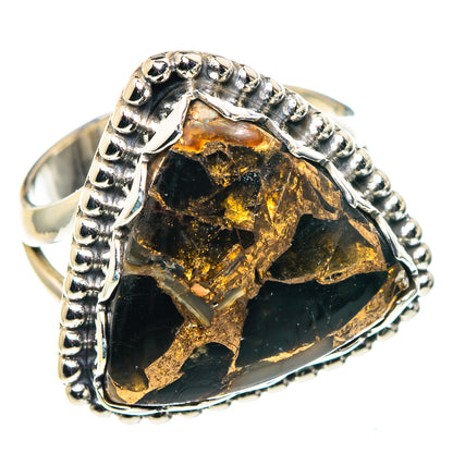 Black Copper Onyx Rings handcrafted by Ana Silver Co - RING88461