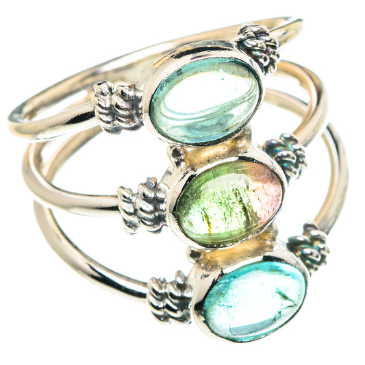 Watermelon Tourmaline Rings handcrafted by Ana Silver Co - RING88465