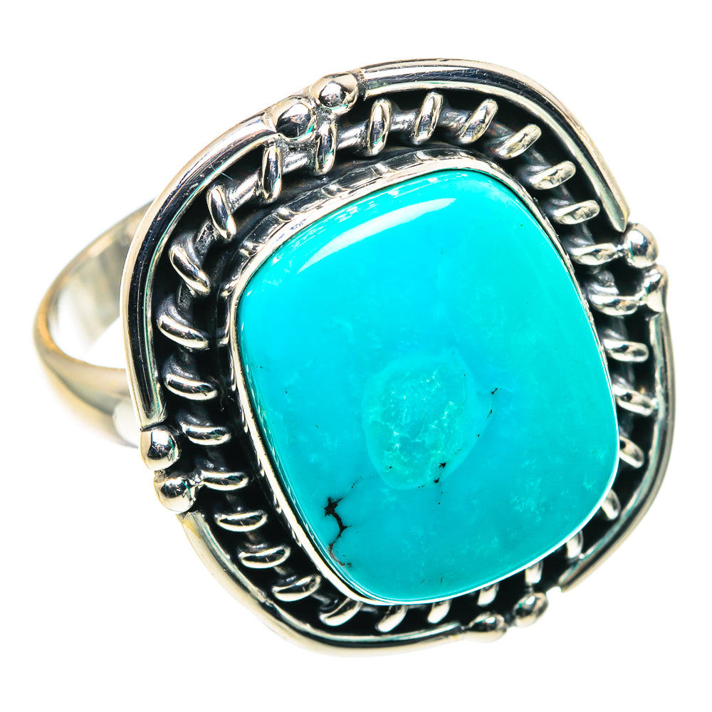 Tibetan Turquoise Rings handcrafted by Ana Silver Co - RING88468