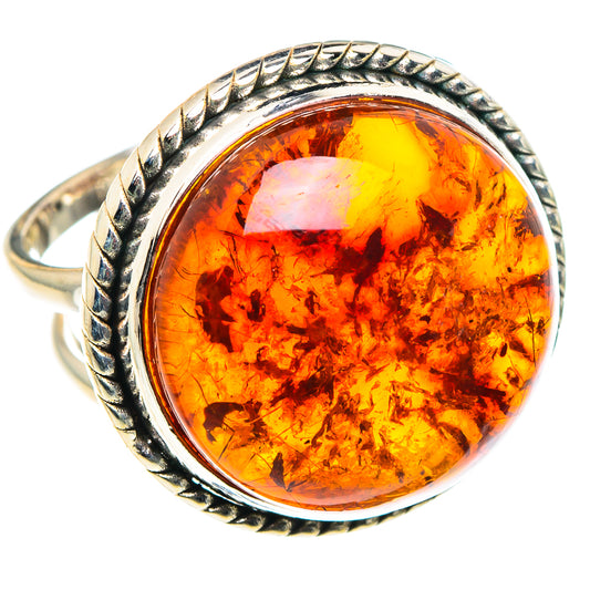 Baltic Amber Rings handcrafted by Ana Silver Co - RING88479