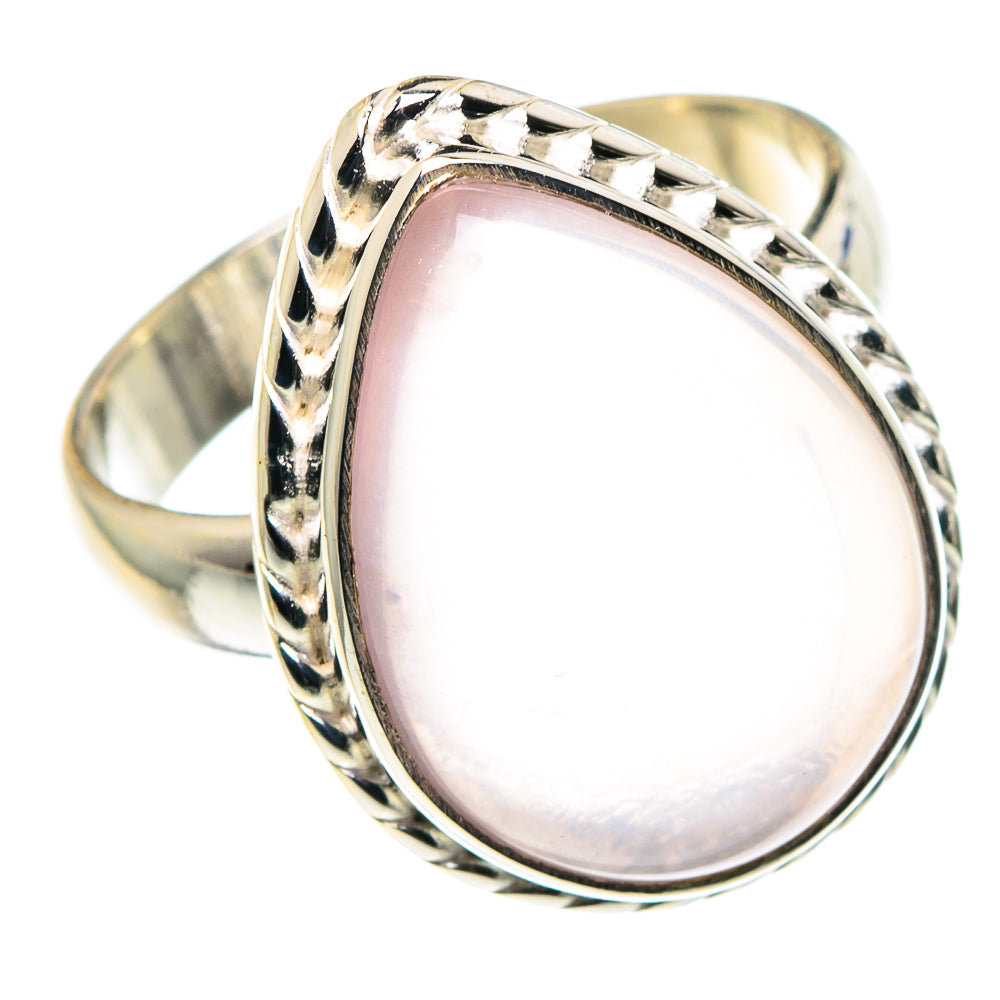 Rose Quartz Rings handcrafted by Ana Silver Co - RING88483