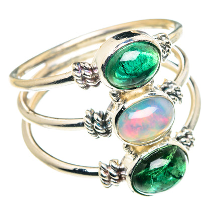 Ethiopian Opal Rings handcrafted by Ana Silver Co - RING88492