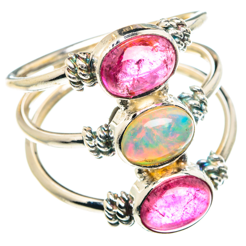 Ethiopian Opal Rings handcrafted by Ana Silver Co - RING88493