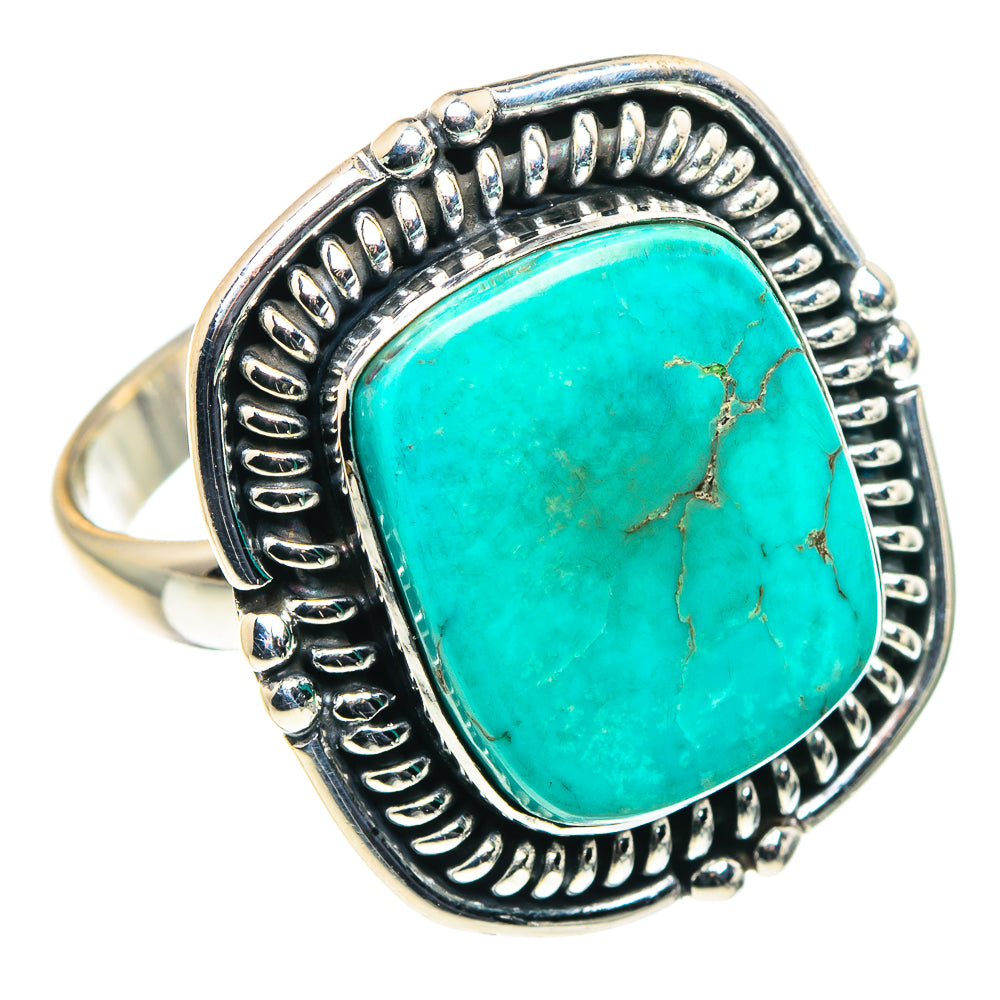 Tibetan Turquoise Rings handcrafted by Ana Silver Co - RING88496