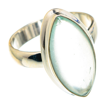Aqua Chalcedony Rings handcrafted by Ana Silver Co - RING88500