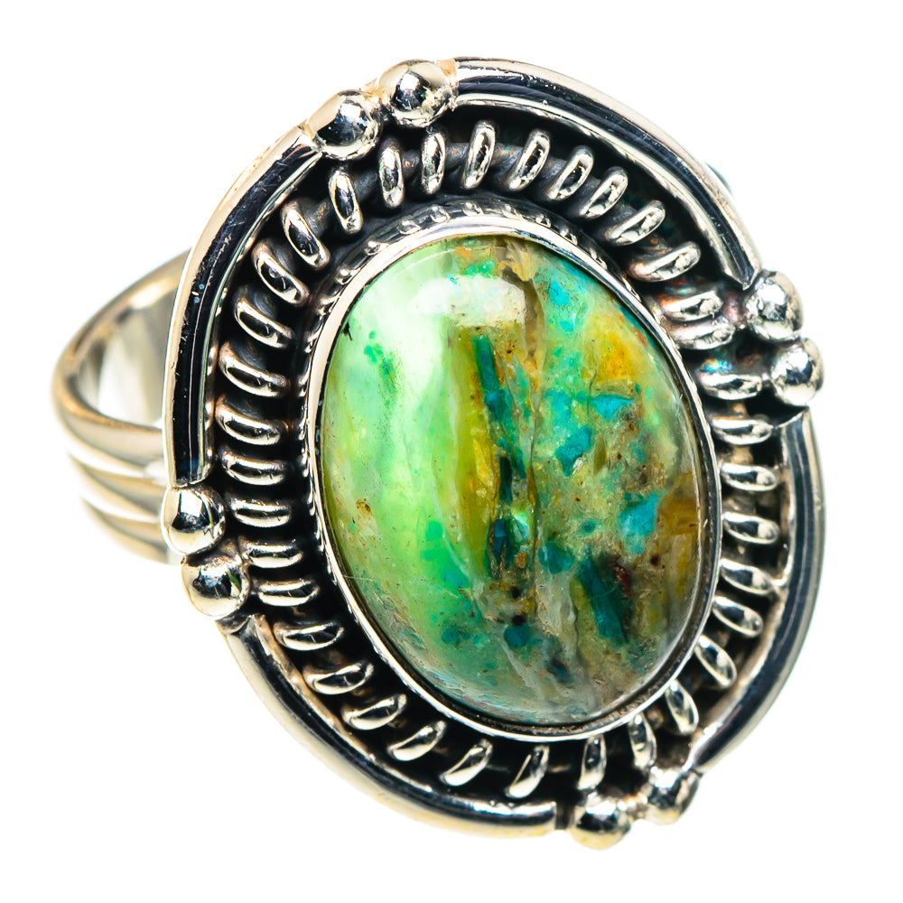 Peruvian Opal Rings handcrafted by Ana Silver Co - RING88501