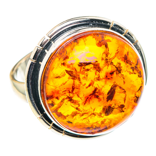 Baltic Amber Rings handcrafted by Ana Silver Co - RING88506