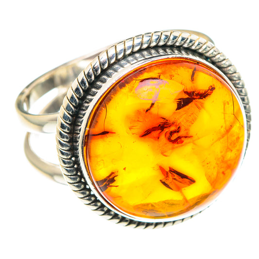 Baltic Amber Rings handcrafted by Ana Silver Co - RING88507