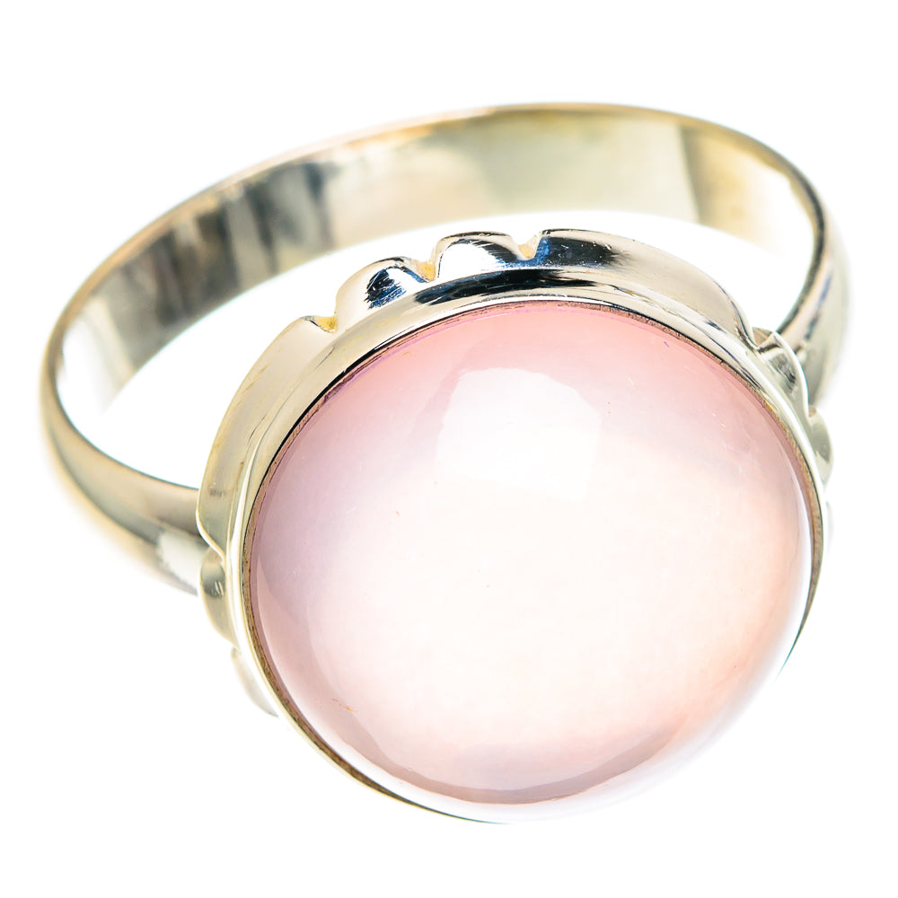 Rose Quartz Rings handcrafted by Ana Silver Co - RING88511