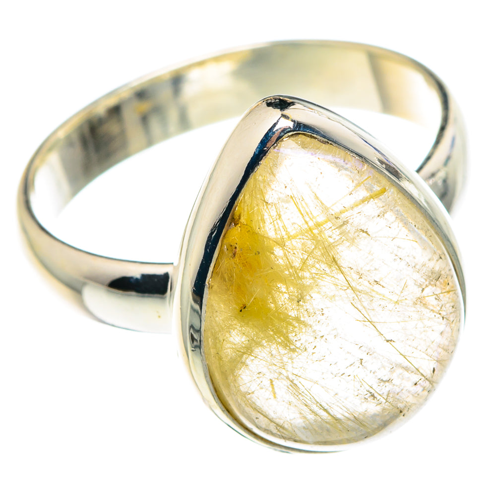 Rutilated Quartz Rings handcrafted by Ana Silver Co - RING88515