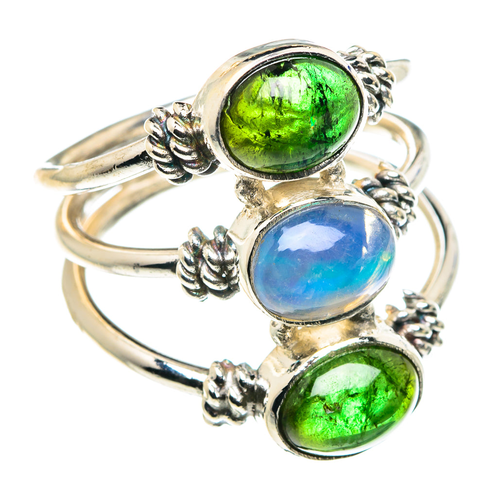 Ethiopian Opal Rings handcrafted by Ana Silver Co - RING88519
