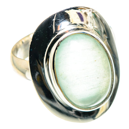 Aqua Chalcedony Rings handcrafted by Ana Silver Co - RING88520