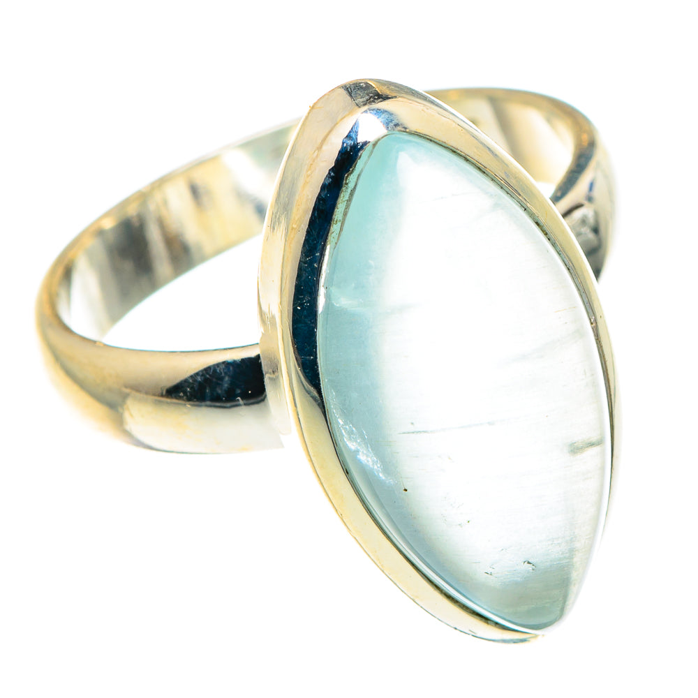 Aqua Chalcedony Rings handcrafted by Ana Silver Co - RING88522