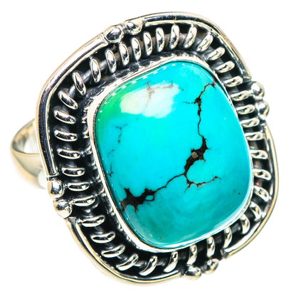 Tibetan Turquoise Rings handcrafted by Ana Silver Co - RING88523
