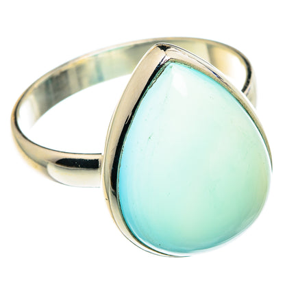 Aqua Chalcedony Rings handcrafted by Ana Silver Co - RING88524