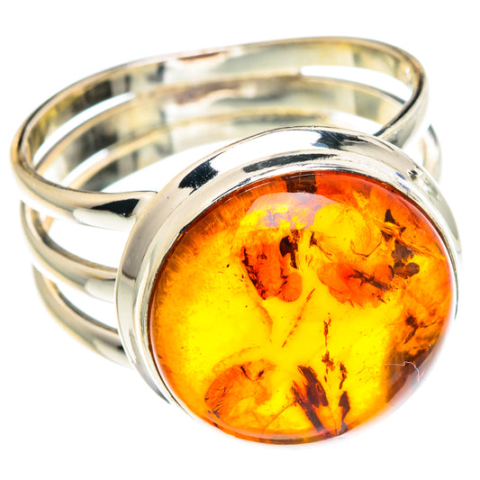 Baltic Amber Rings handcrafted by Ana Silver Co - RING88531