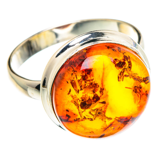 Baltic Amber Rings handcrafted by Ana Silver Co - RING88532