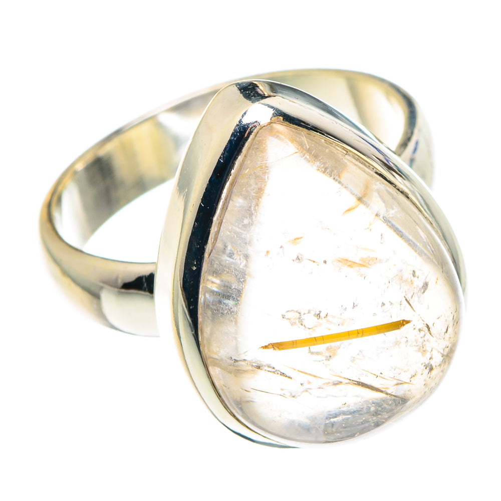 Rutilated Quartz Rings handcrafted by Ana Silver Co - RING88541 - Photo 2