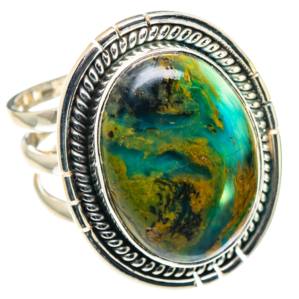 Peruvian Opal Rings handcrafted by Ana Silver Co - RING88546