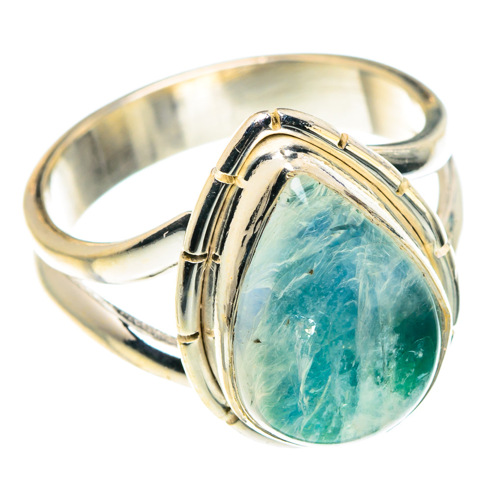 Rainbow Moonstone Rings handcrafted by Ana Silver Co - RING88552