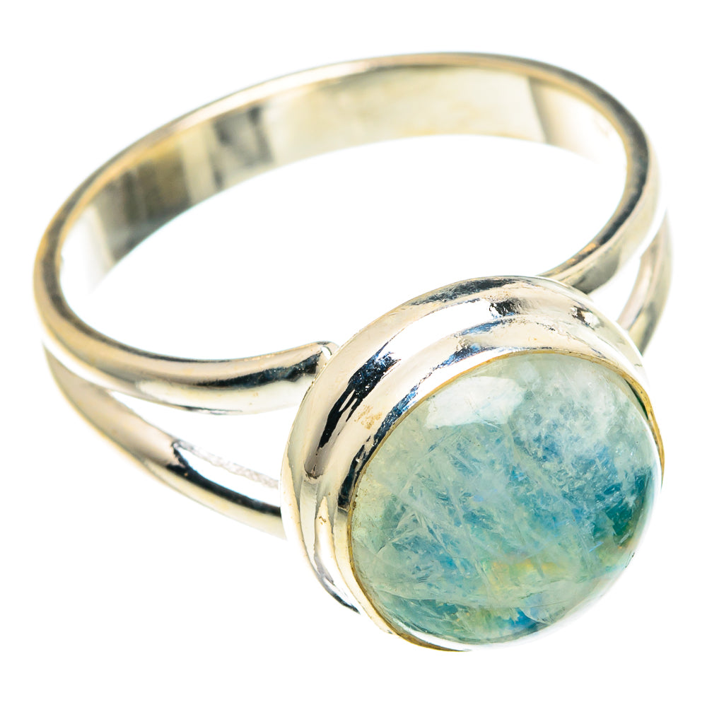 Rainbow Moonstone Rings handcrafted by Ana Silver Co - RING88555