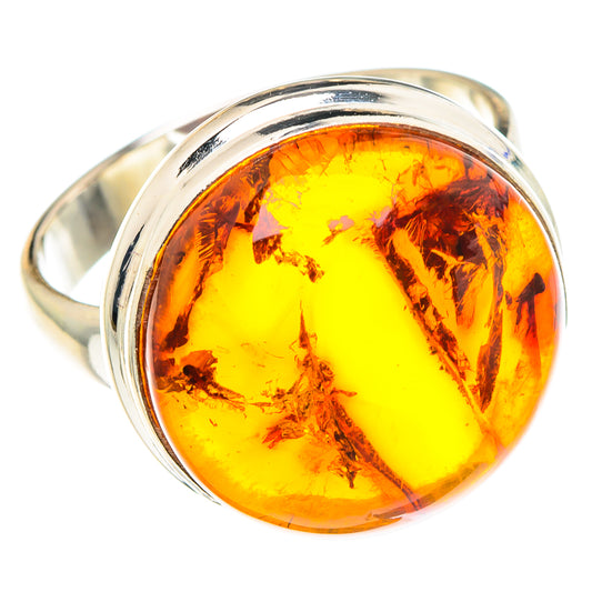 Baltic Amber Rings handcrafted by Ana Silver Co - RING88556