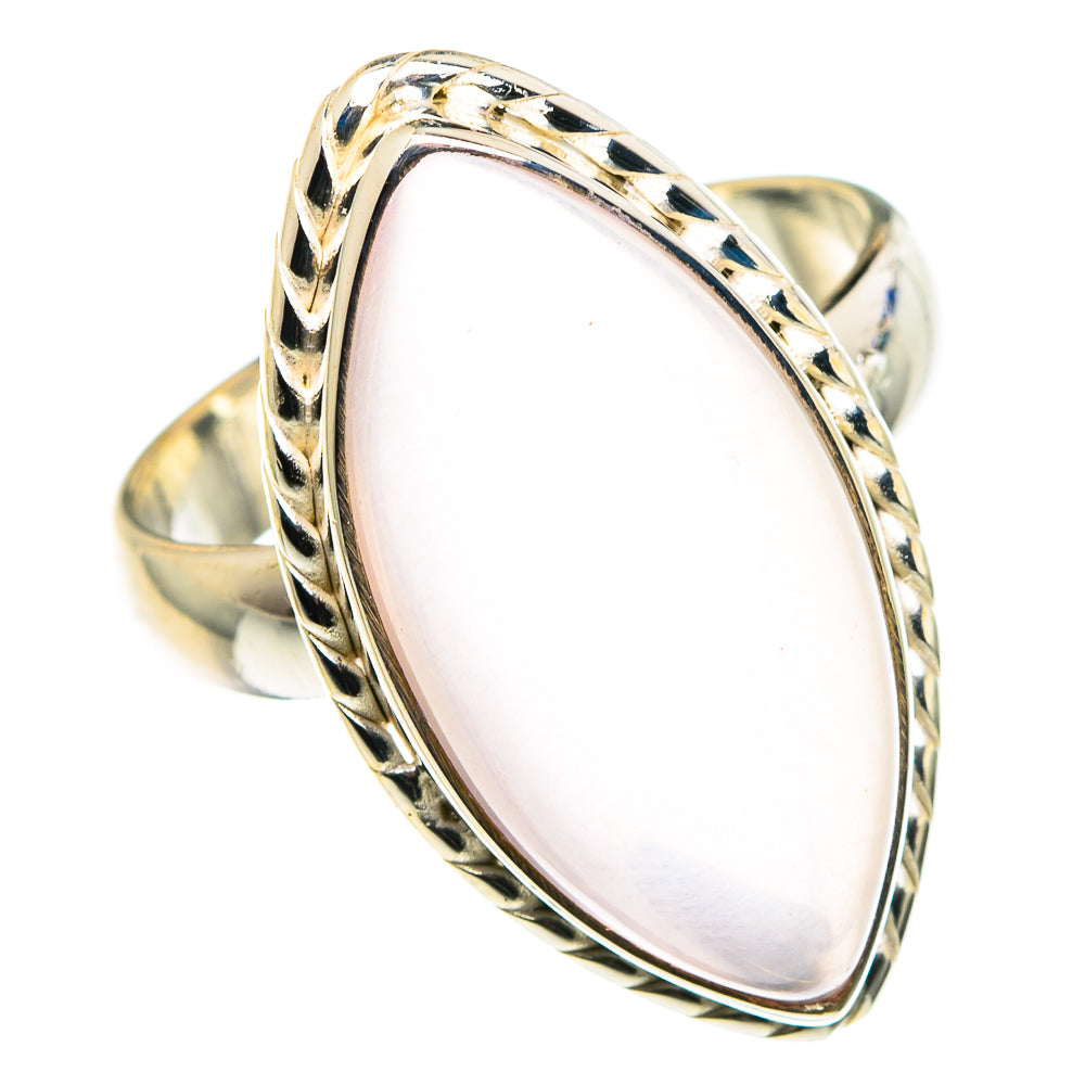 Rose Quartz Rings handcrafted by Ana Silver Co - RING88560