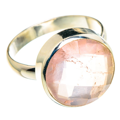 Rose Quartz Rings handcrafted by Ana Silver Co - RING88561