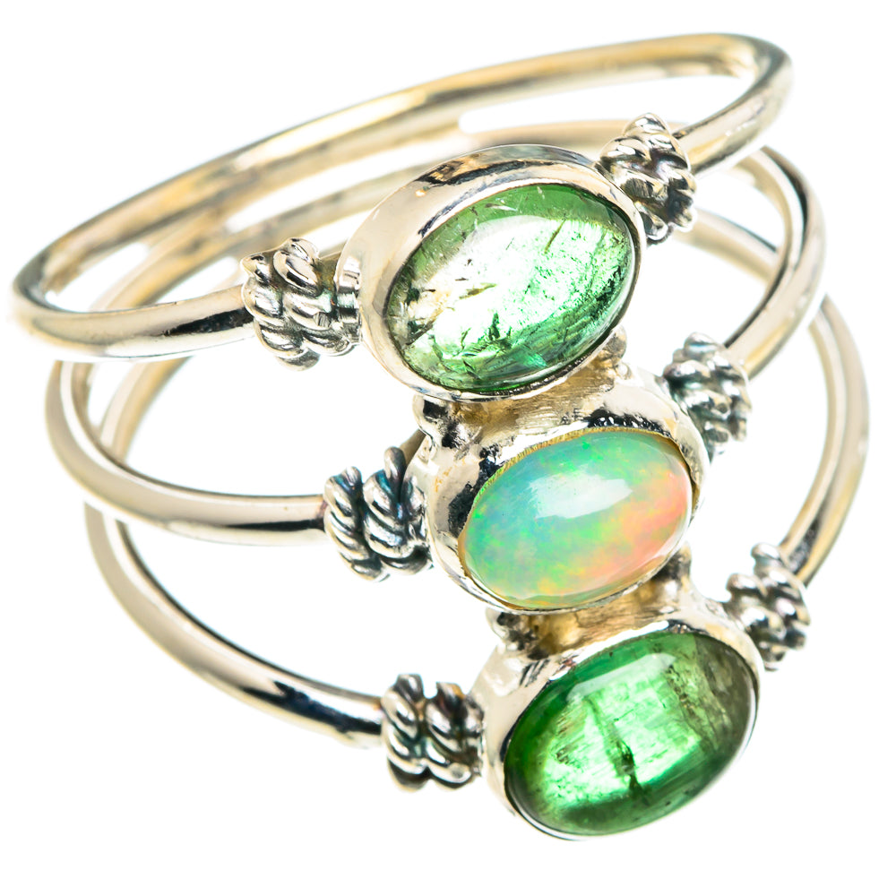 Ethiopian Opal Rings handcrafted by Ana Silver Co - RING88566