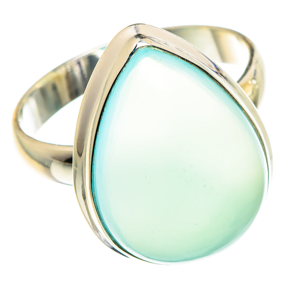 Aqua Chalcedony Rings handcrafted by Ana Silver Co - RING88572